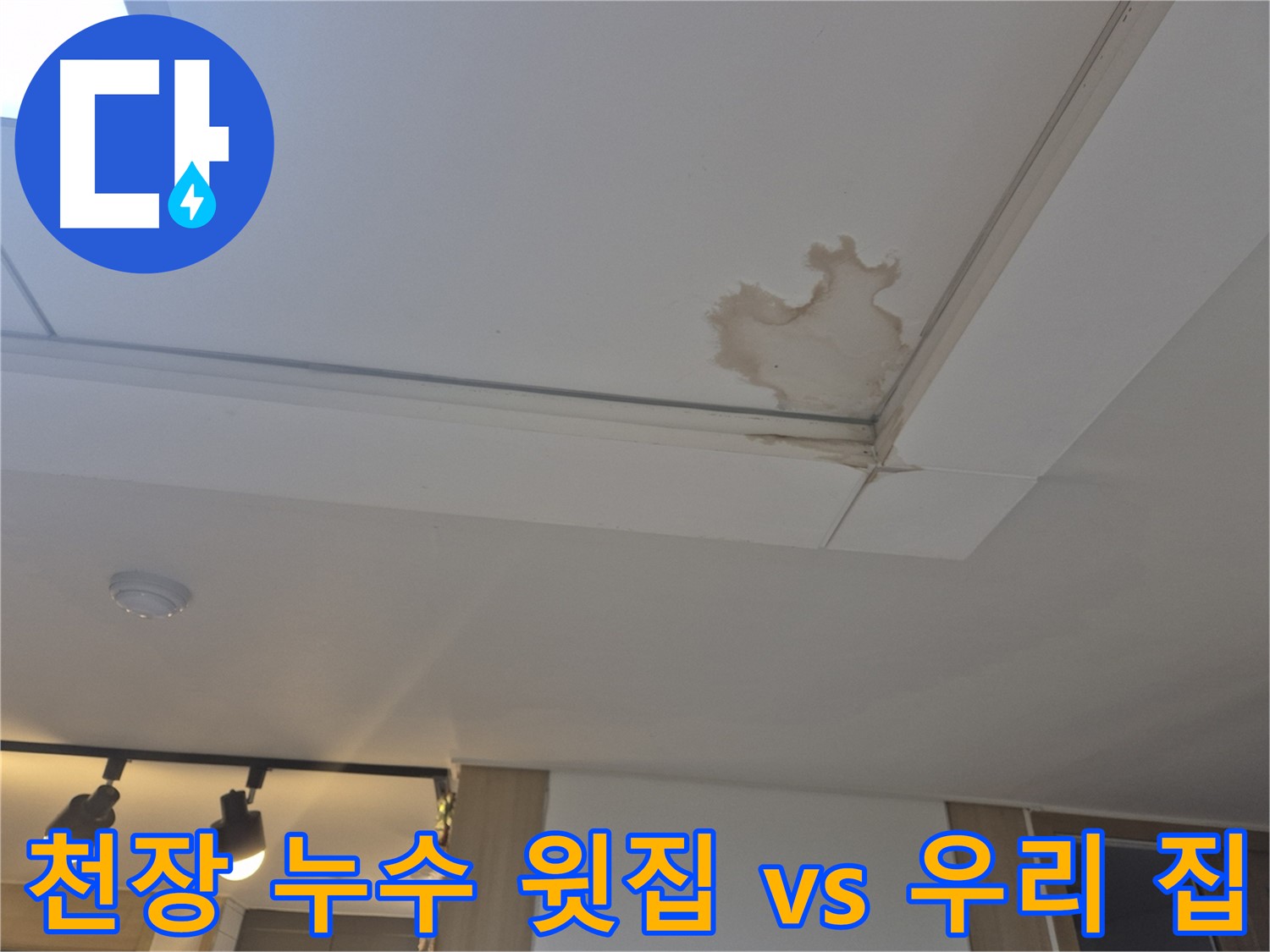일산 가좌동 천장 누수 - 윗집 문제인지 우리 집 문제인지 정확하게 진단