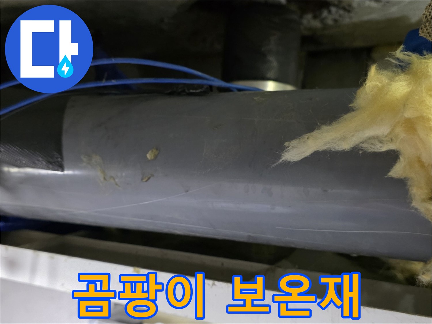 곰팡이 득실거리는 보온재 - 건강 위협