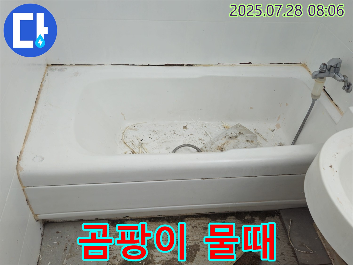 화도읍 창현 곰팡이 물때 욕조 - 위생 욕실