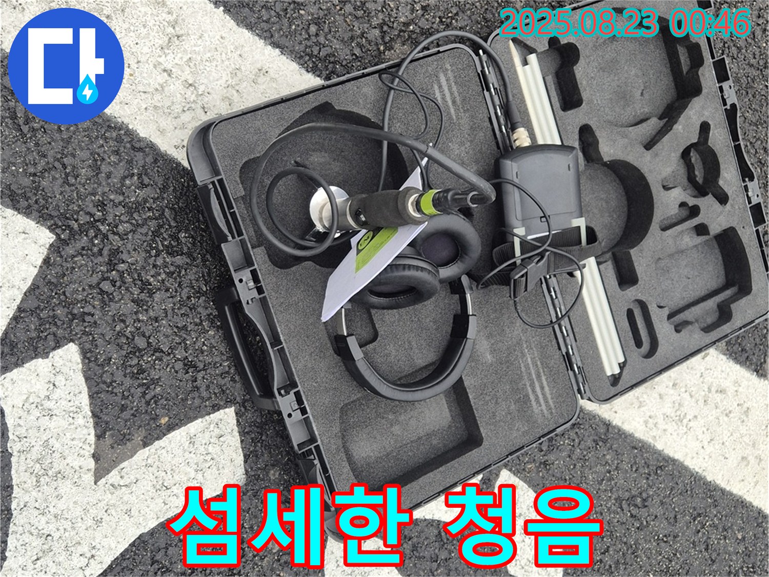 섬세한 청음으로 숨겨진 누수의 속삭임을 듣다!
