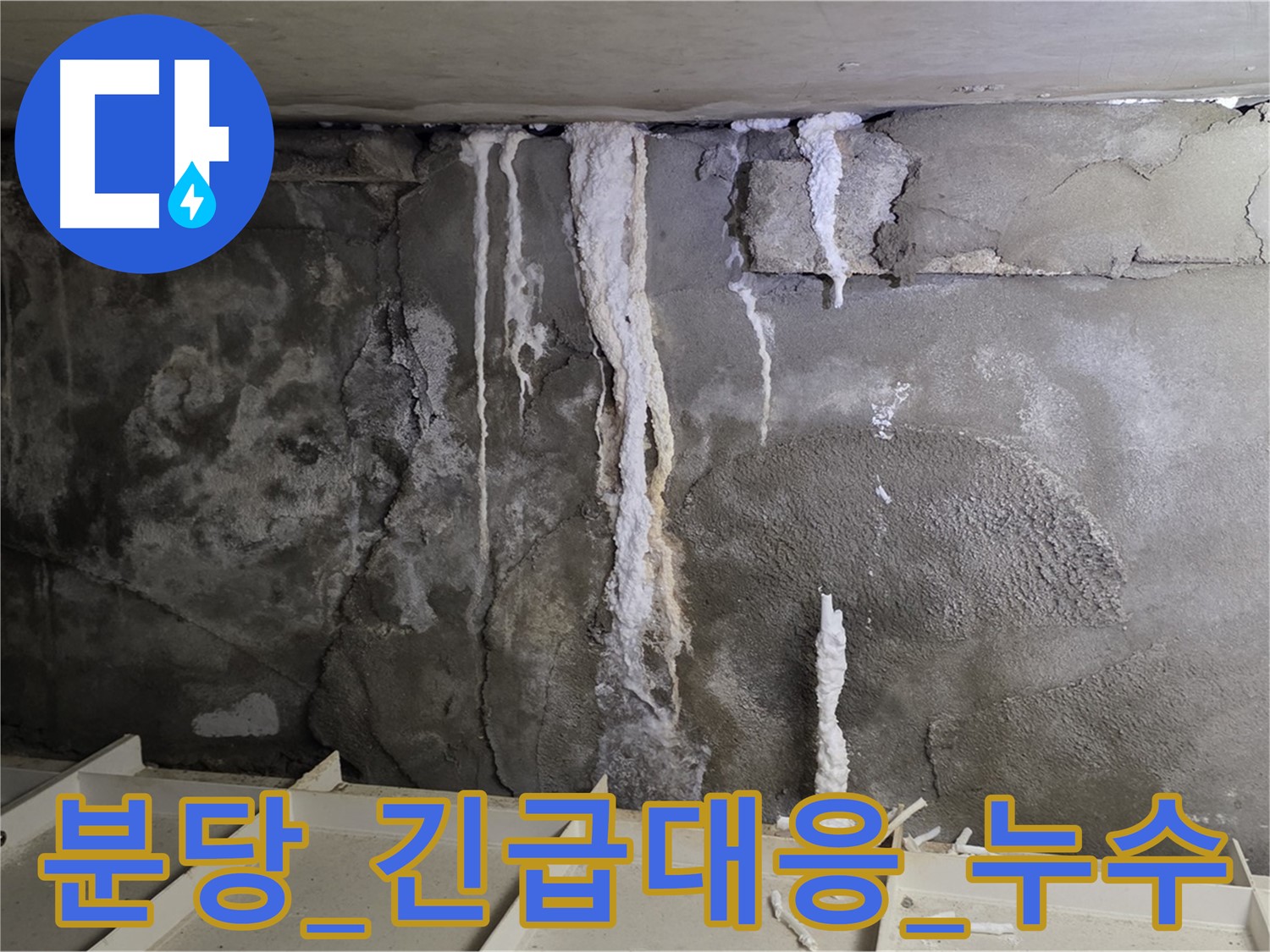 콘크리트 누수 - 신속한 긴급 대응