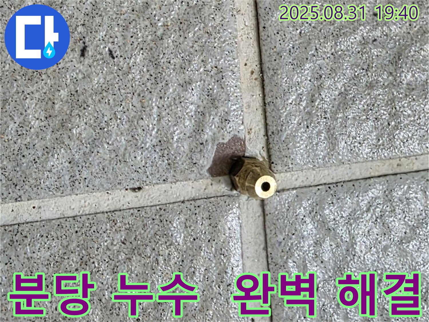 분당 누수탐지 전문 업체 - 산운로 주택 누수 완벽 해결!