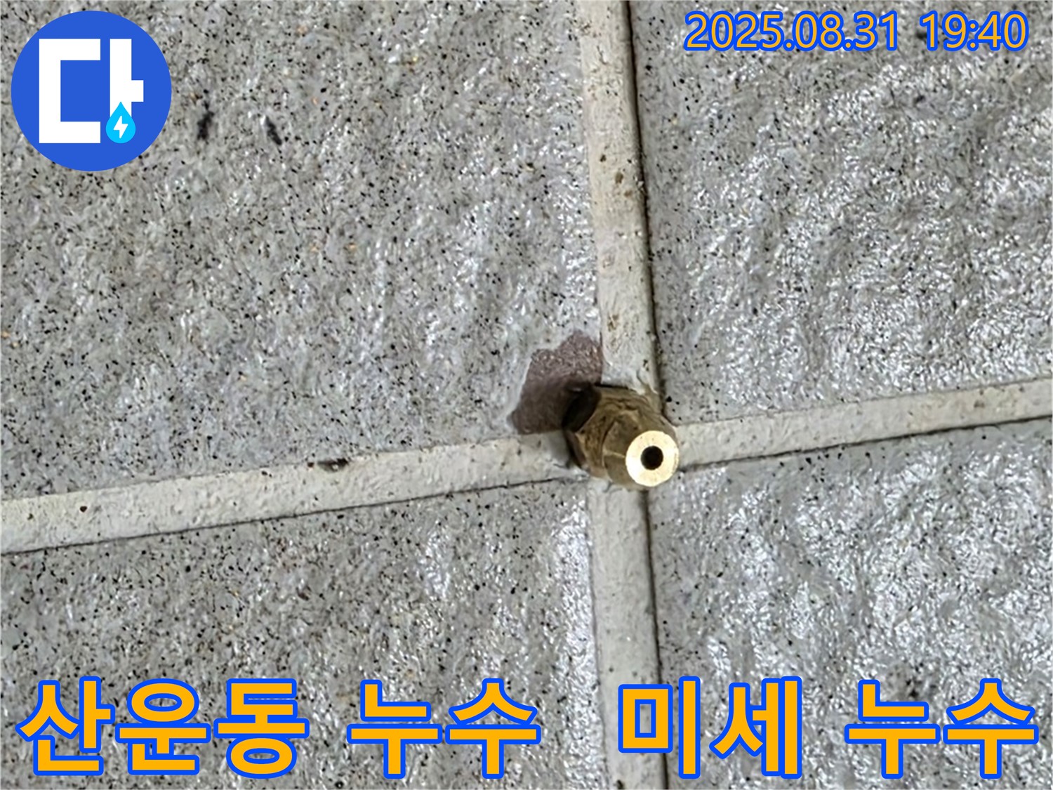 분당 산운동 주택 누수 - 작은 차이가 큰 결과를 가져온 미세 누수 해결 현장입니다.