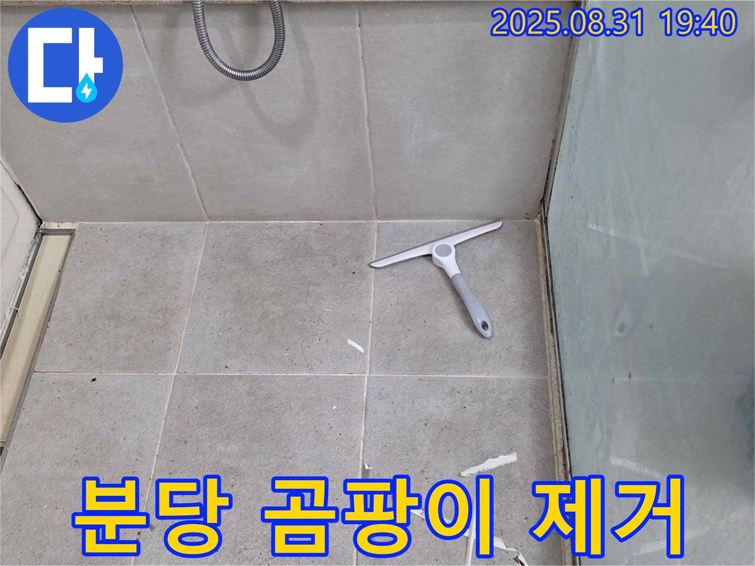 분당 산운마을 욕실 누수 - 곰팡이 제거 후 방수