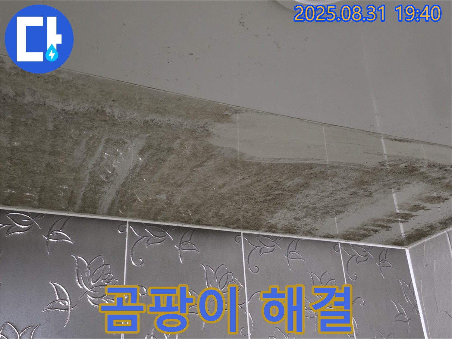 분당 석운동 욕실 - 누수와 곰팡이 문제를 해결하고 쾌적해진 욕실의 모습입니다.