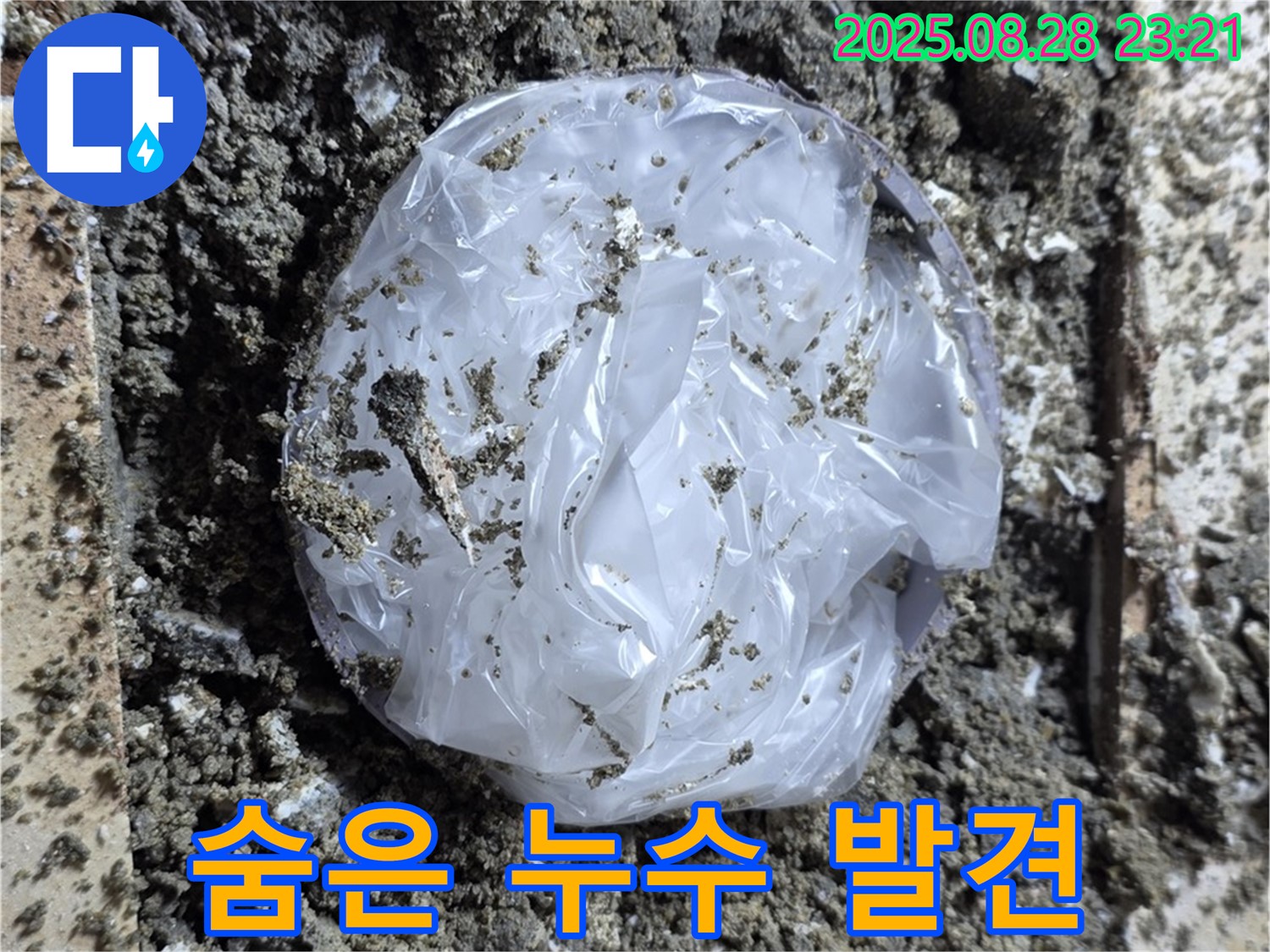 묵동 누수 - 봉투 속에 숨겨진 숨은 누수 발견