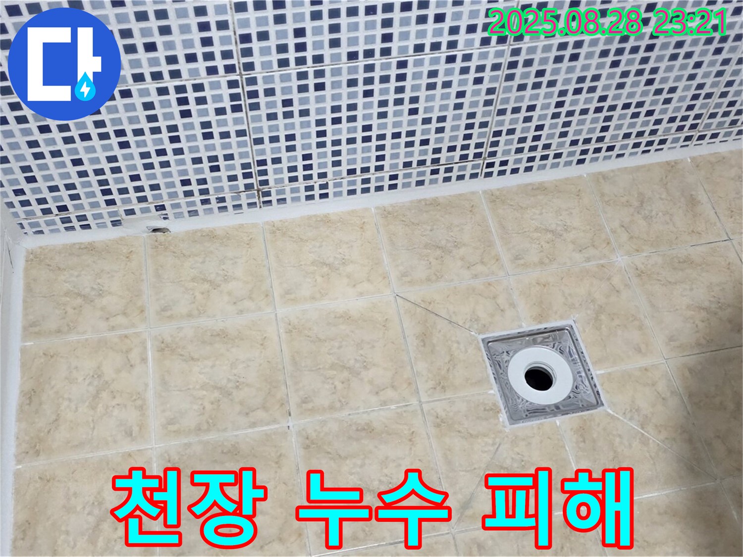천장 누수 - 아랫집 피해 발생