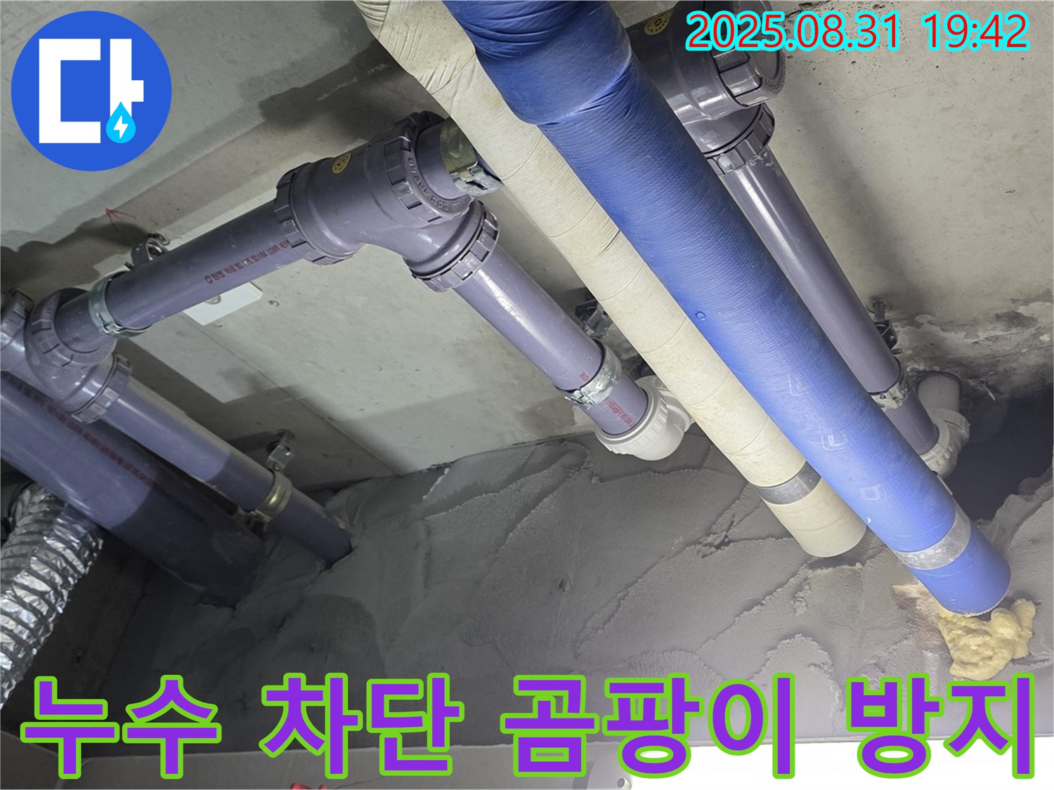 누수 차단 - 곰팡이 걱정 없이 쾌적하게!