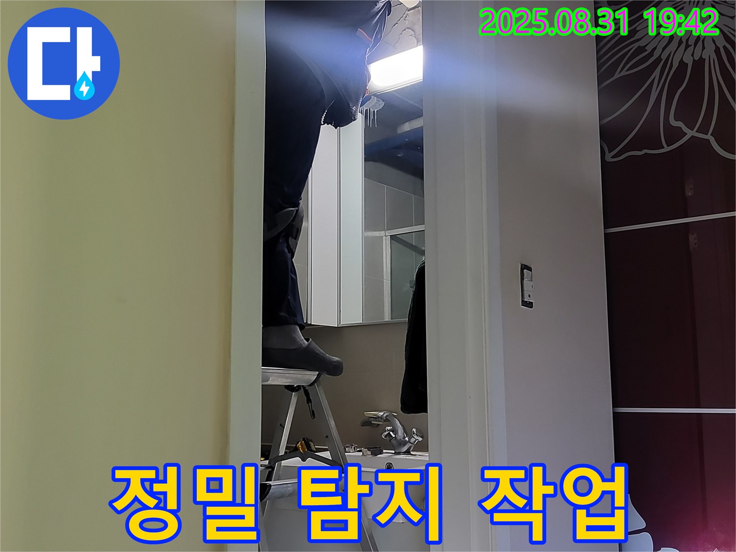 분당 운중동 산운로 좁은 공간 정밀 탐지