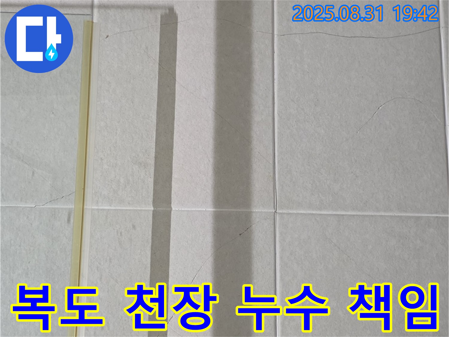 아파트 복도 천장 누수 - 윗집 책임일까?