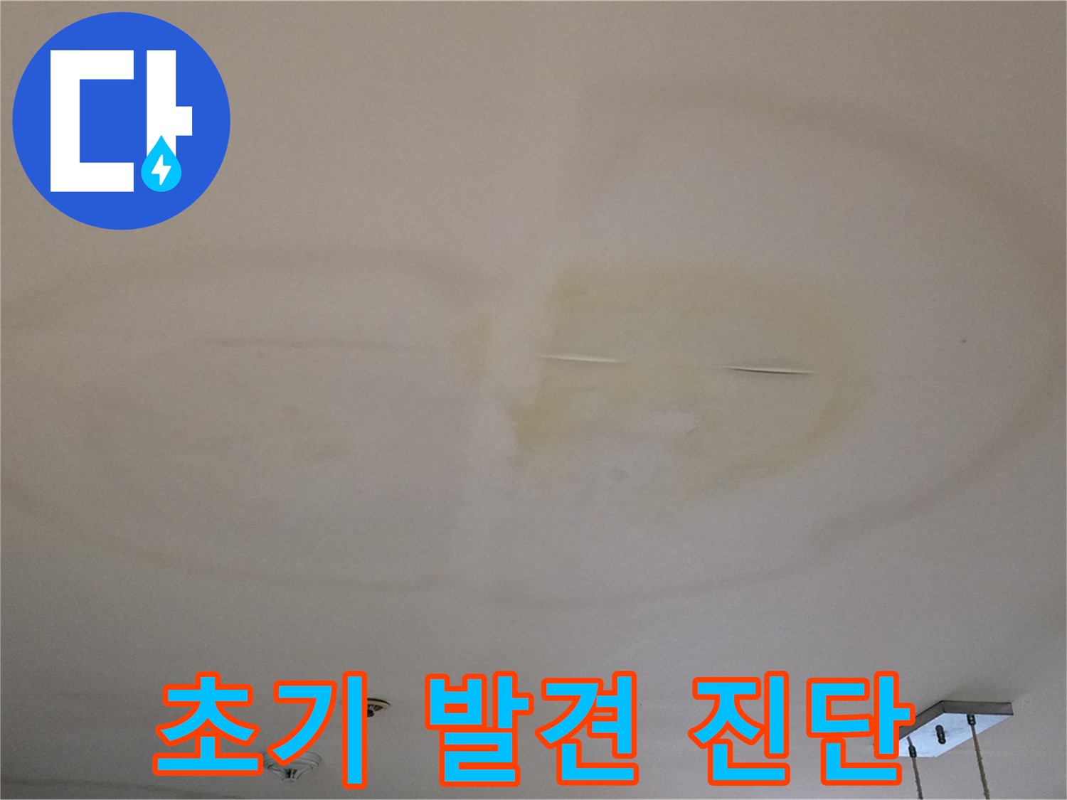 천장 누수 초기 발견 - 전문가 진단 필수