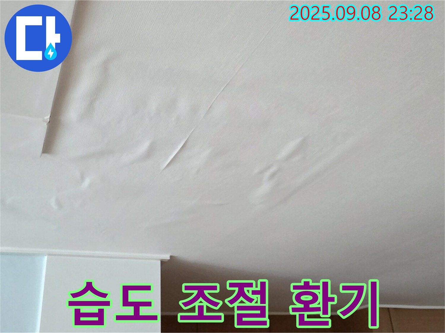 포천 누수 - 젖은 천장, 긴급 습도 조절 및 환기 작업