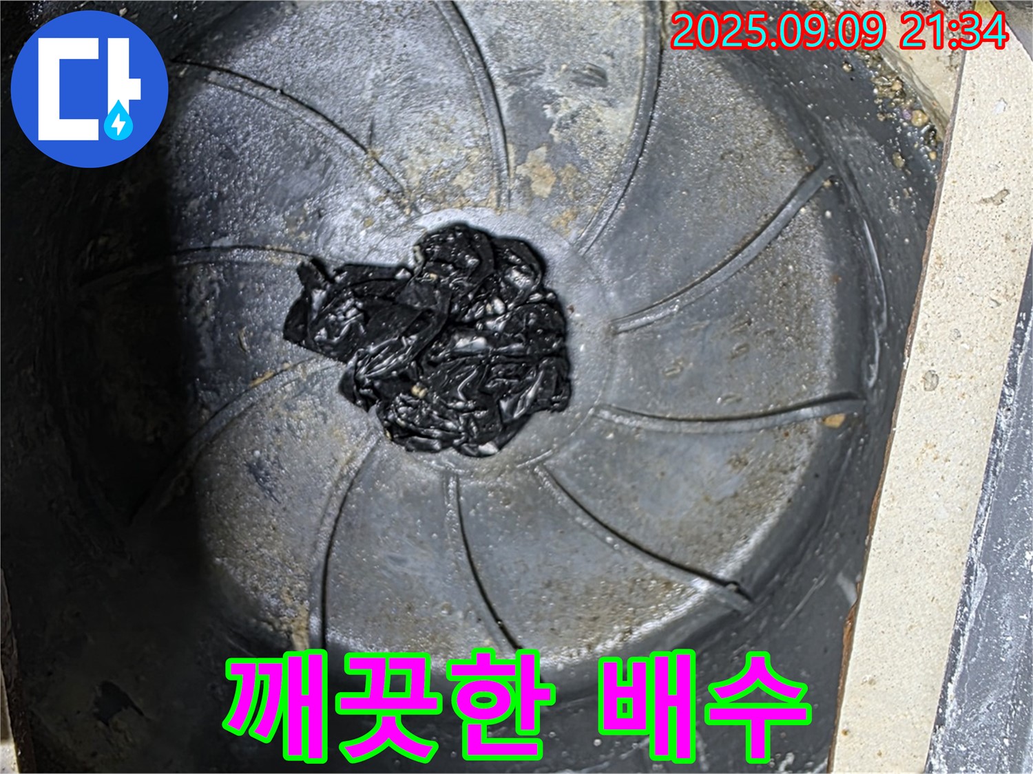 제거된 하수구 막힘 - 깨끗한 배수