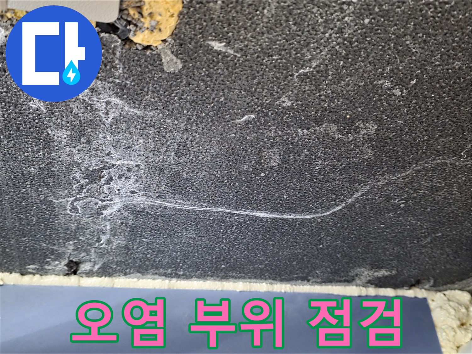 파주 동패동 천장 누수 - 석고보드 오염 부위 집중 점검