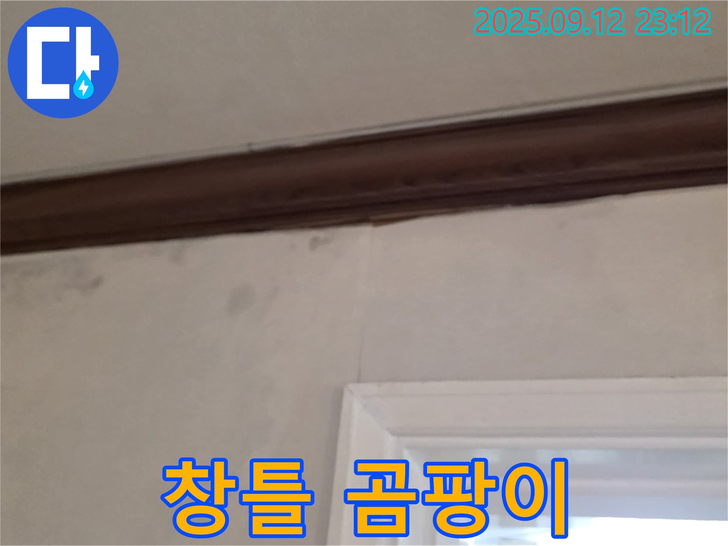 중계동 현대5차 아파트 창틀 누수 - 곰팡이