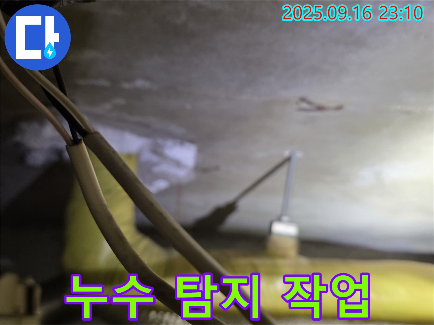 새절역 현대아파트 누수 탐지 작업 - 전문 장비 사용 - 정확한 누수 지점 찾기