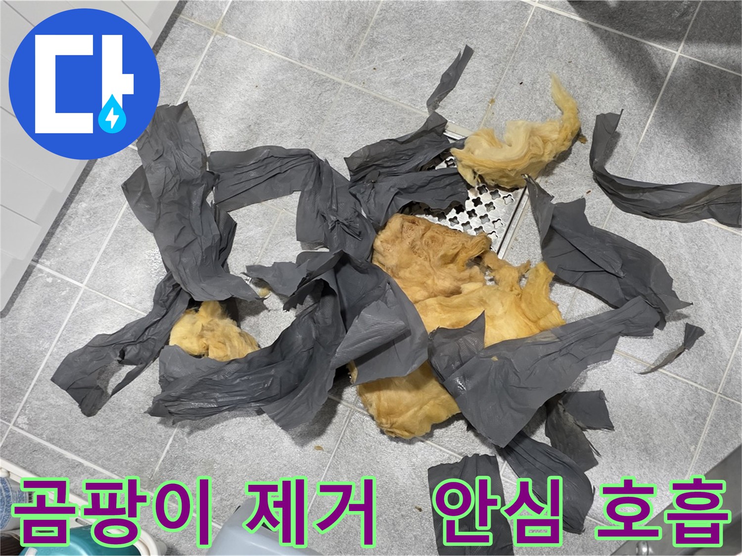 곰팡이 방음재 제거 - 안심하고 숨 쉬세요