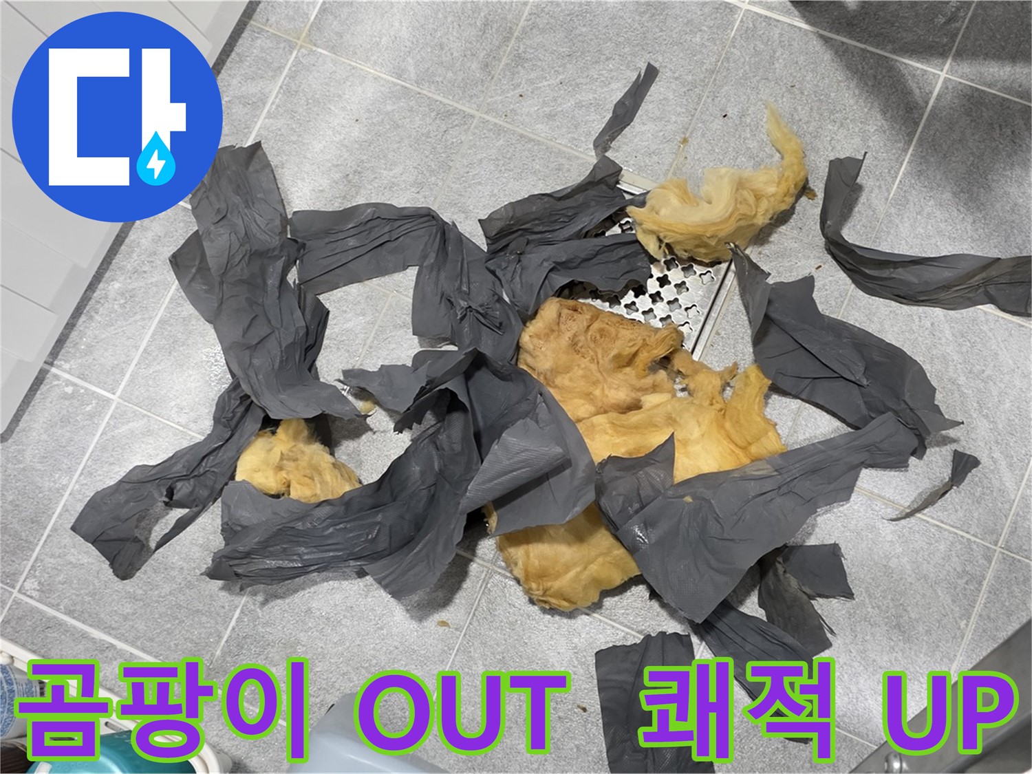 낡은 방음재 제거 - 곰팡이 OUT, 쾌적함 UP
