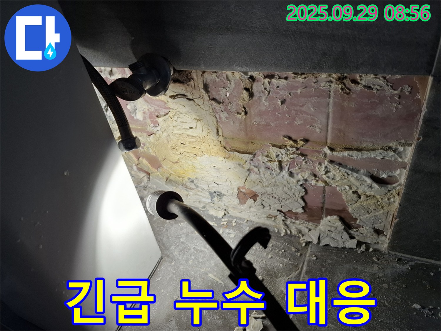 긴급 누수 대응 - 신속한 현장 방문