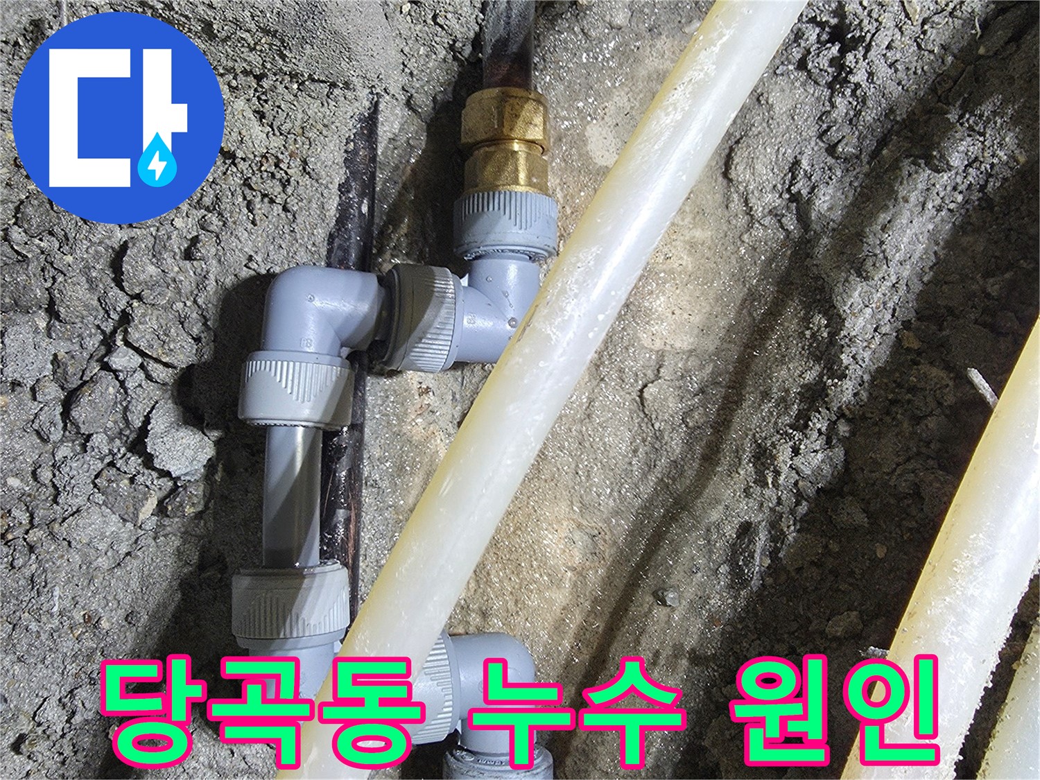 정확한 누수 원인 파악 - 당곡동 누수