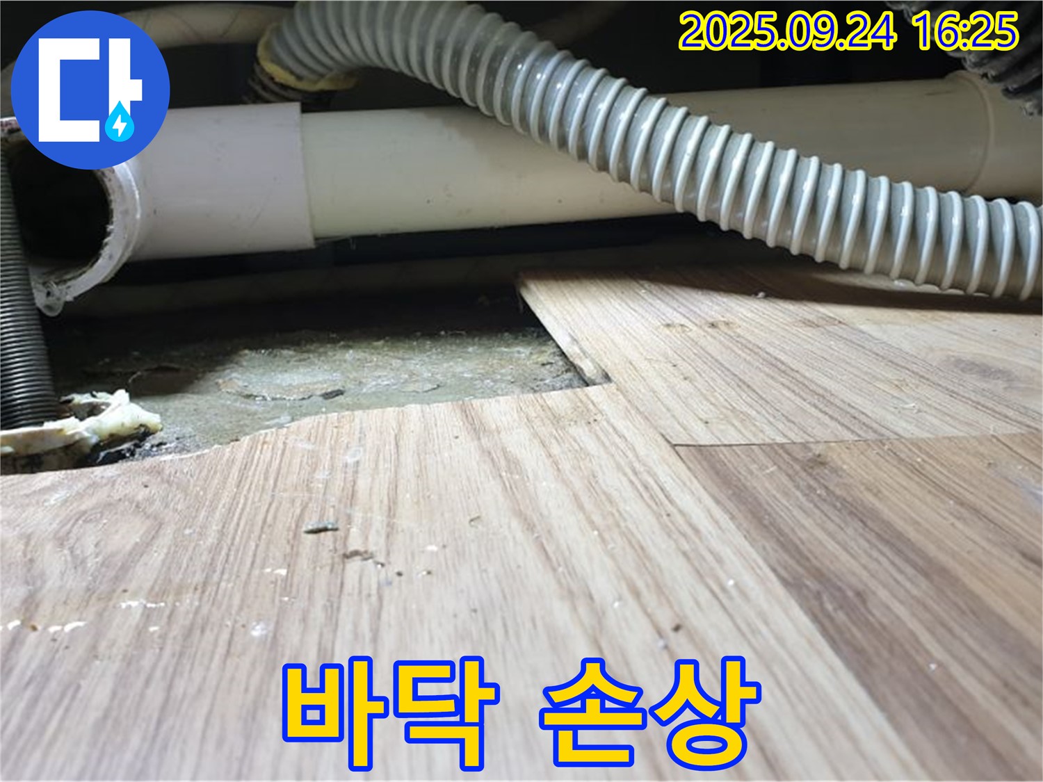 월계3동 싱크대 누수로 인한 바닥 들뜸 및 곰팡이 발생 - 누수 피해 심각