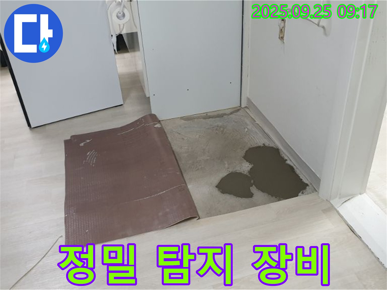 양주시 백석읍 연곡리 누수 - 정밀 누수 탐지 장비 사용 모습