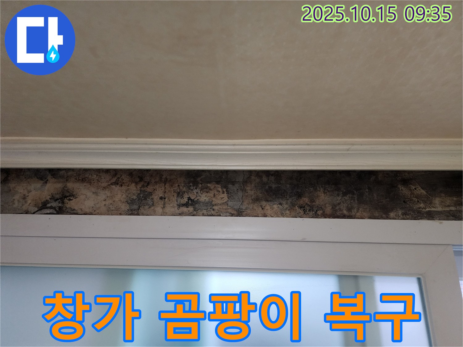공릉동 누수 - 곰팡이 핀 창가 완벽 복구 시공 사례
