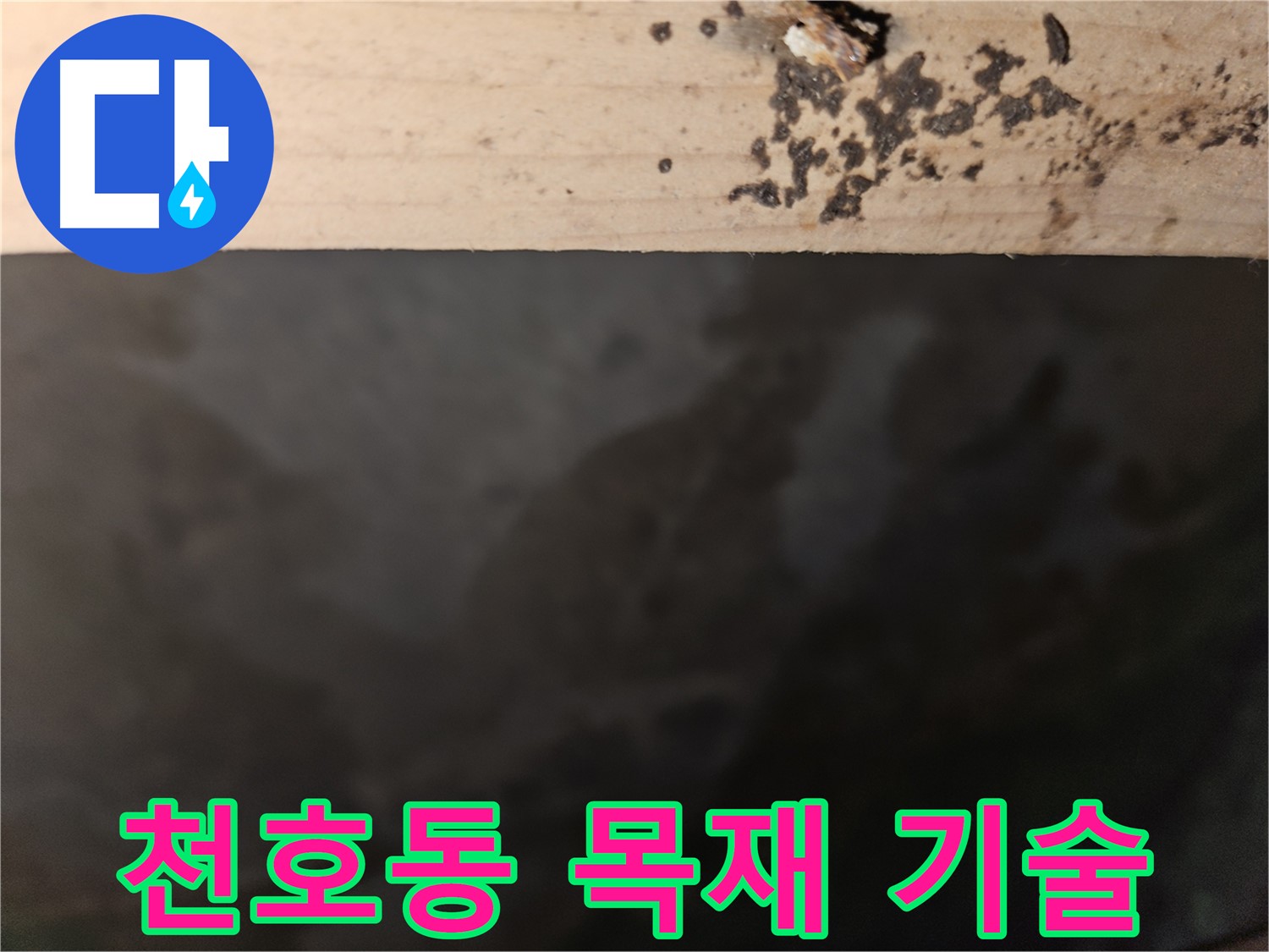 강동구 천호동 목재 누수 탐지 현장