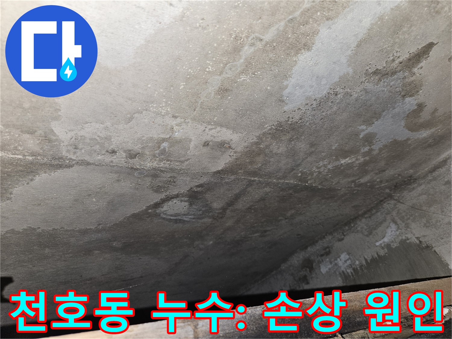 강동구 천호동 아파트 누수 - 콘크리트 손상 원인 전문 분석