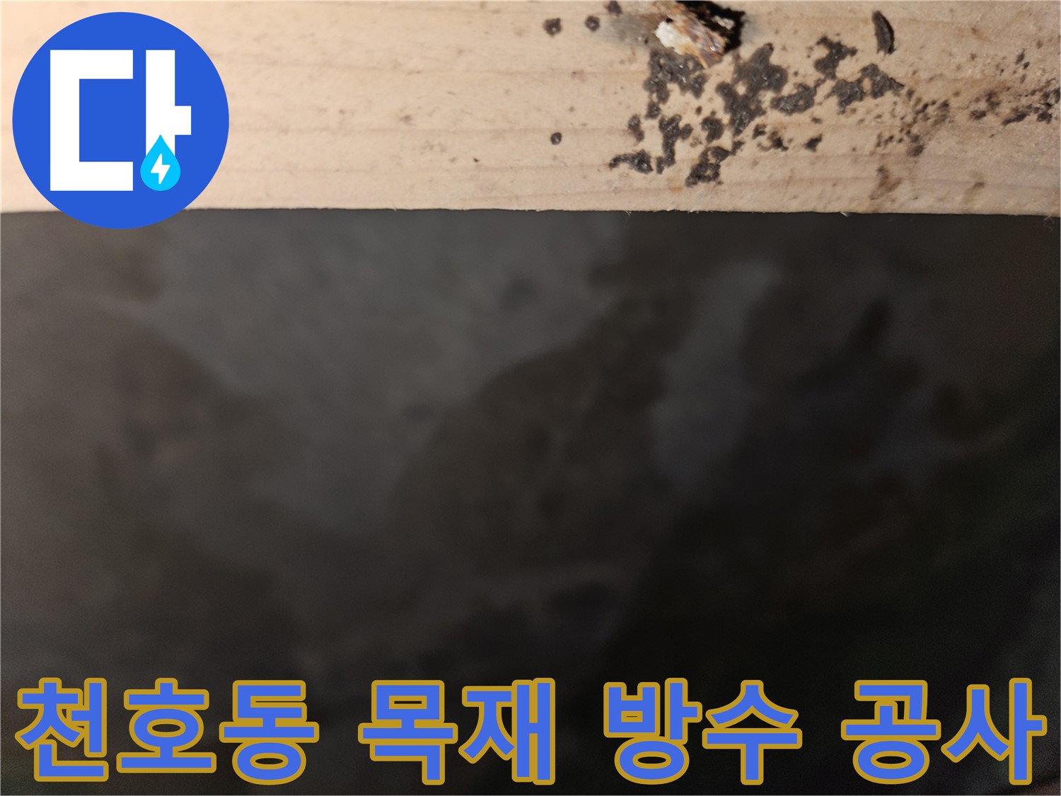 천호동 아파트 목재 누수 방수 공사