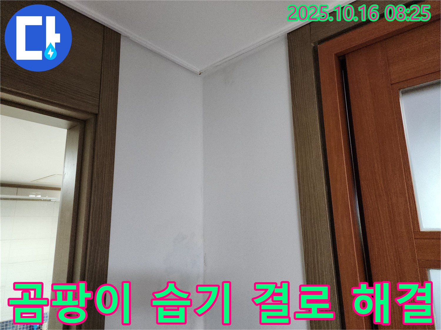 곰팡이 - 습기 - 결로 해결 - 쾌적한 공간