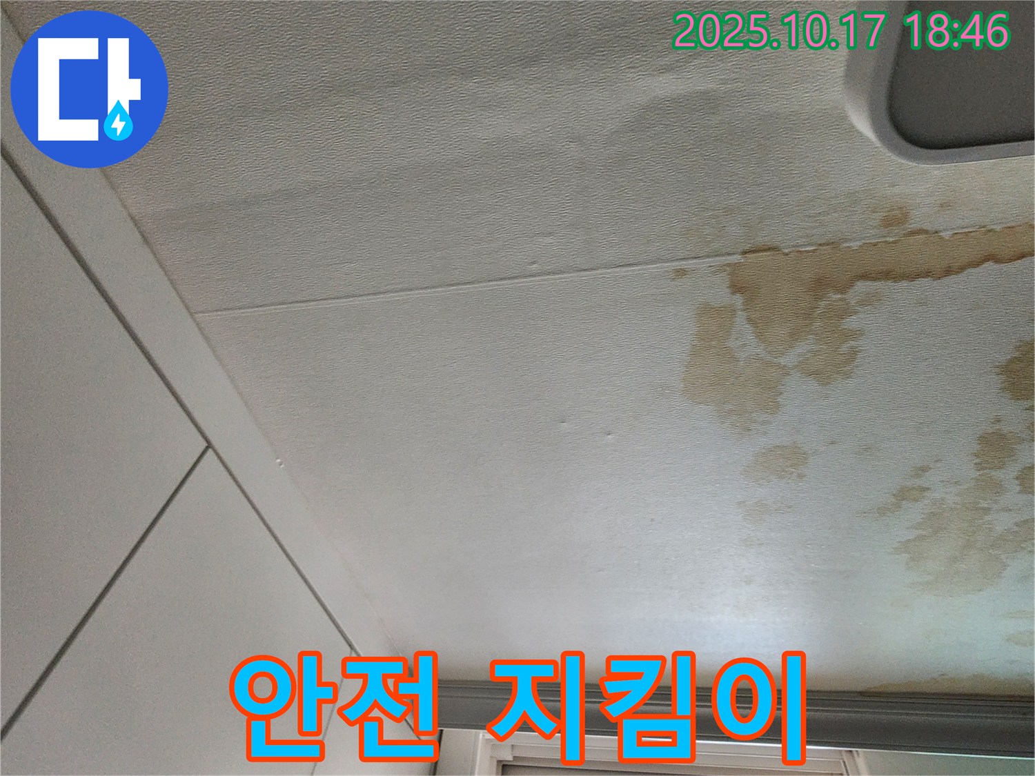 상수리 천장 누수 - 우리 집 안전 지킴이