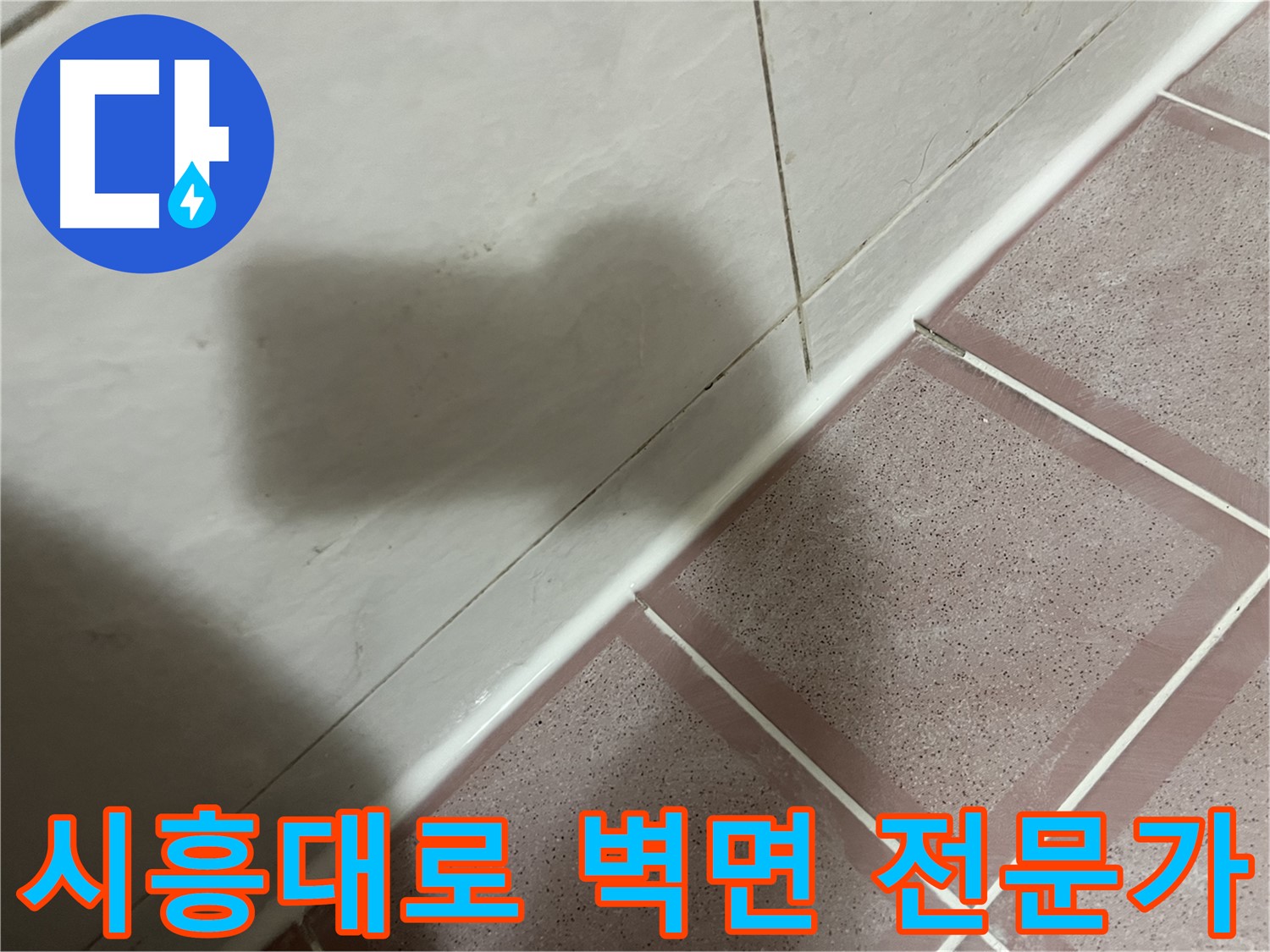금천구 시흥대로 형제빌 욕실 벽면 누수 - 전문가의 손길