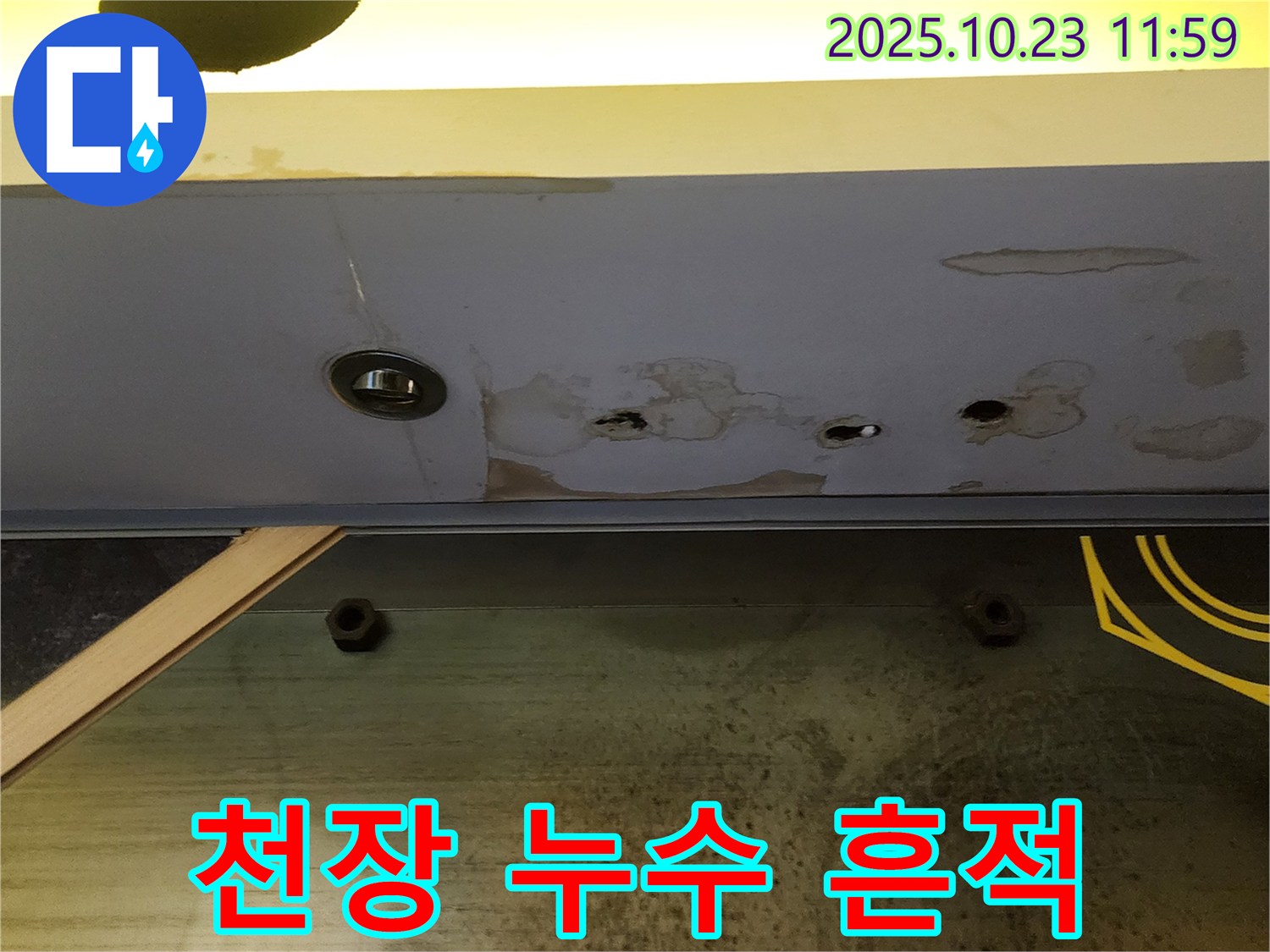 양주 하패리 천장 누수 - 누수 흔적 발견, 정밀 진단 시작