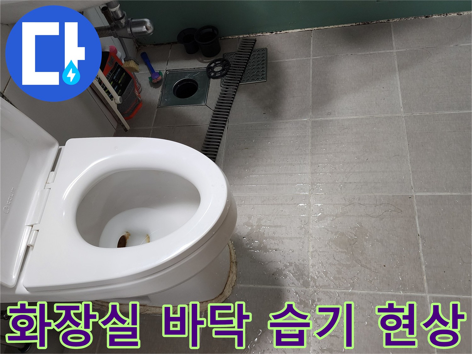 양주-은현면-욕실-바닥-습기-및-물고임