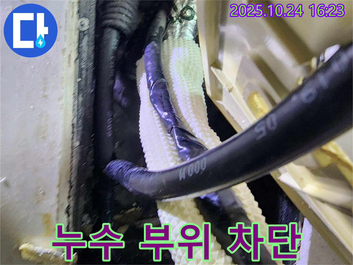 양주 누수 현장 - 배관 누수 부위 완벽하게 차단