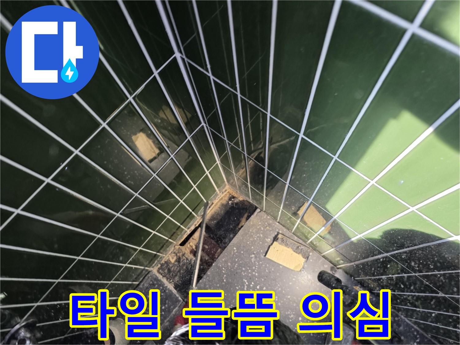 광진구 자양동 누수 - 타일 들뜸, 누수 가능성 확인 중