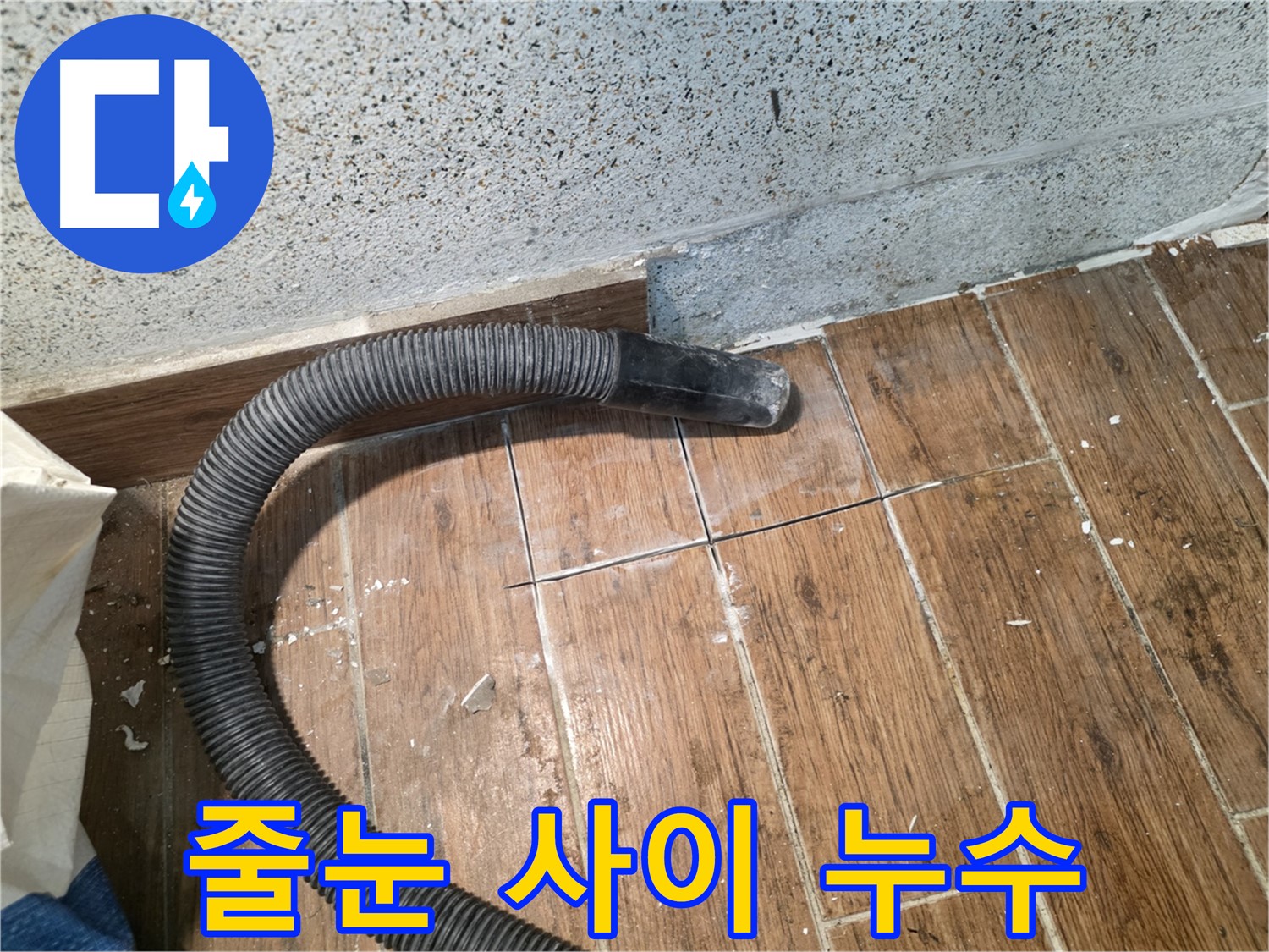 동두천 누수탐지 - 타일 줄눈 사이 미세 누수 잡아내는 기술