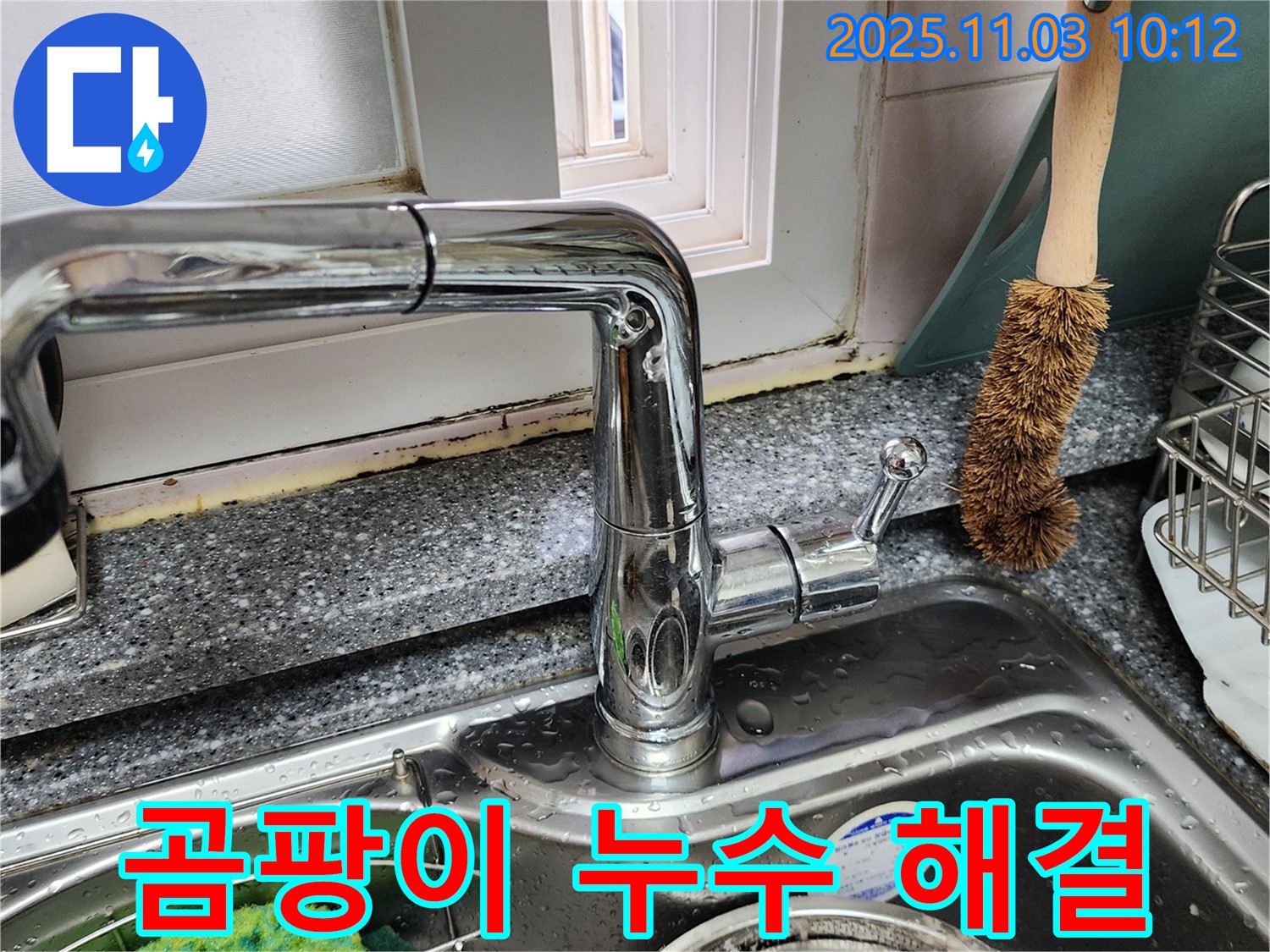 싱크대 곰팡이와 창틀 누수 문제 - 완벽한 해결 - 쾌적한 환경 조성