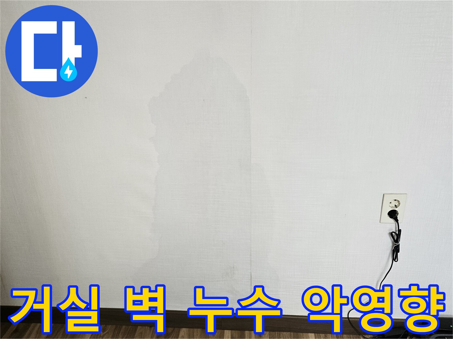거실 벽 누수로 인한 건강 악영향 - 곰팡이 발생 및 누수 해결