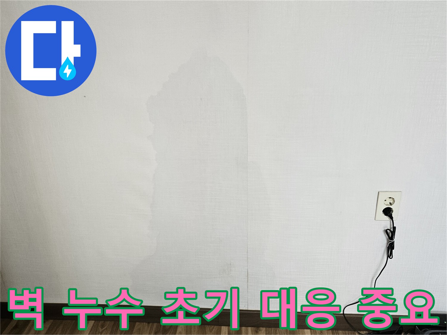 벽 누수 초기 대응 중요 - 건물 손상 및 곰팡이 방지