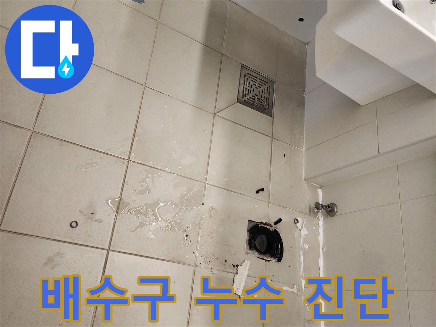 김포 사우동 욕실 배수구 누수 원인 꼼꼼하게 진단