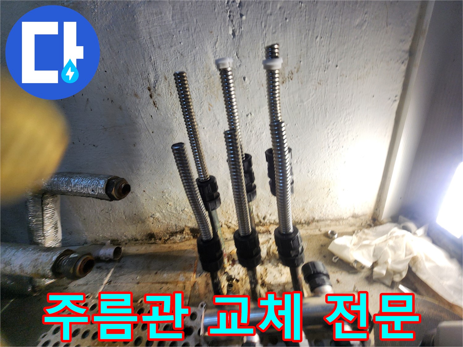 신월동 양천구 주름관 교체 전문 누수 해결 사진