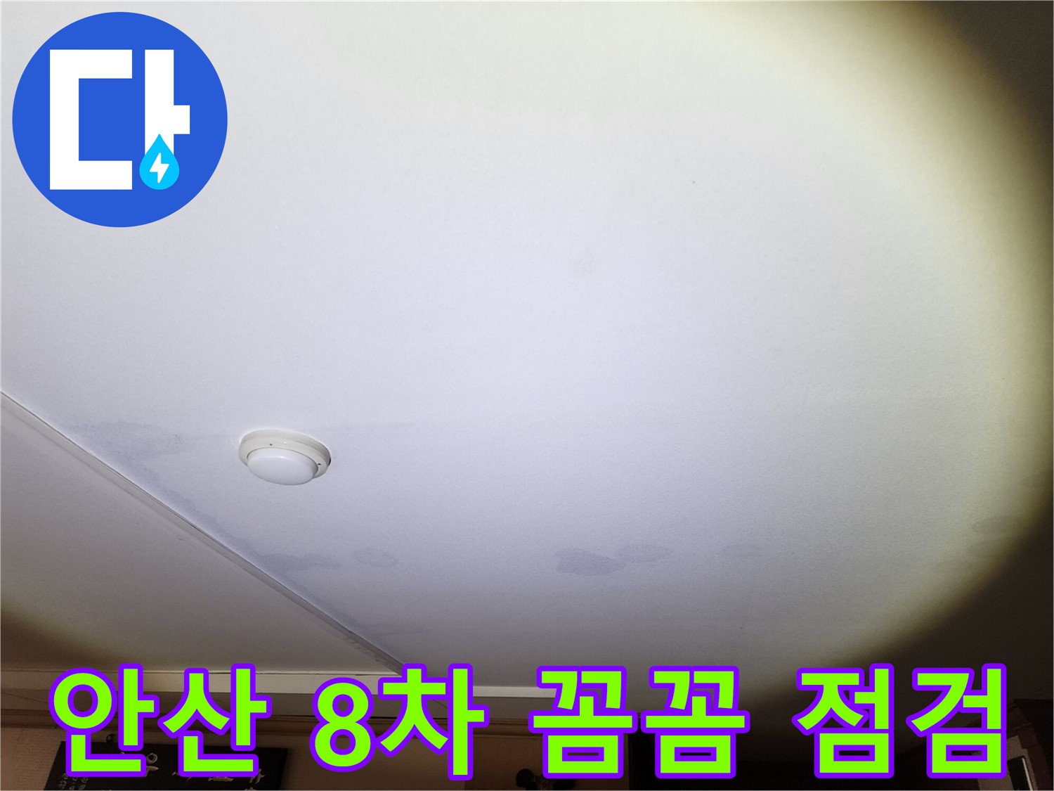 벽지 젖음과 곰팡이 냄새가 나는 천장 - 꼼꼼한 점검을 통한 누수 원인 근본적 해결 필요
