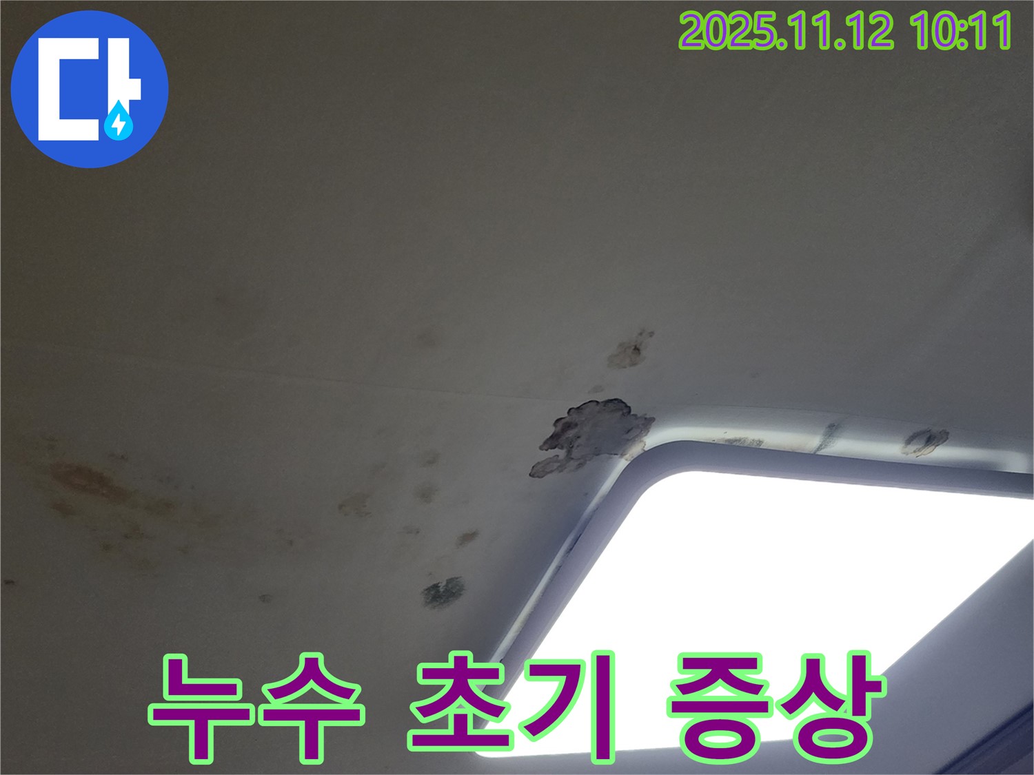 누수 초기 - 빠른 대처