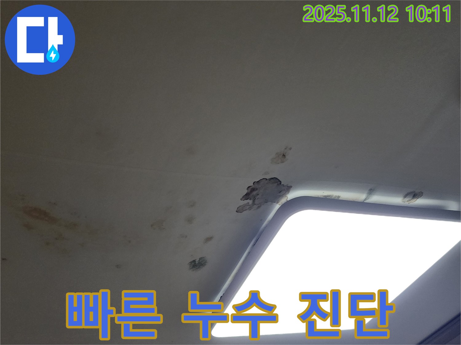 윗집 천장 누수 - 빠른 진단 필수
