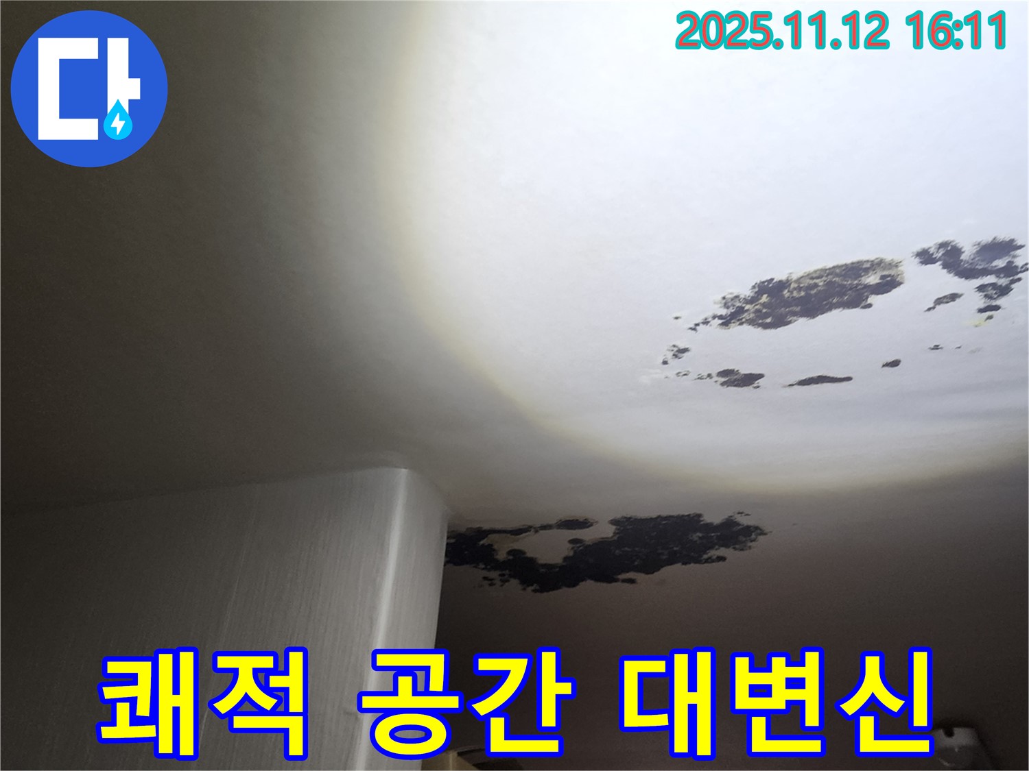 포천 누수 - 곰팡이 천장을 쾌적한 공간으로 대변신