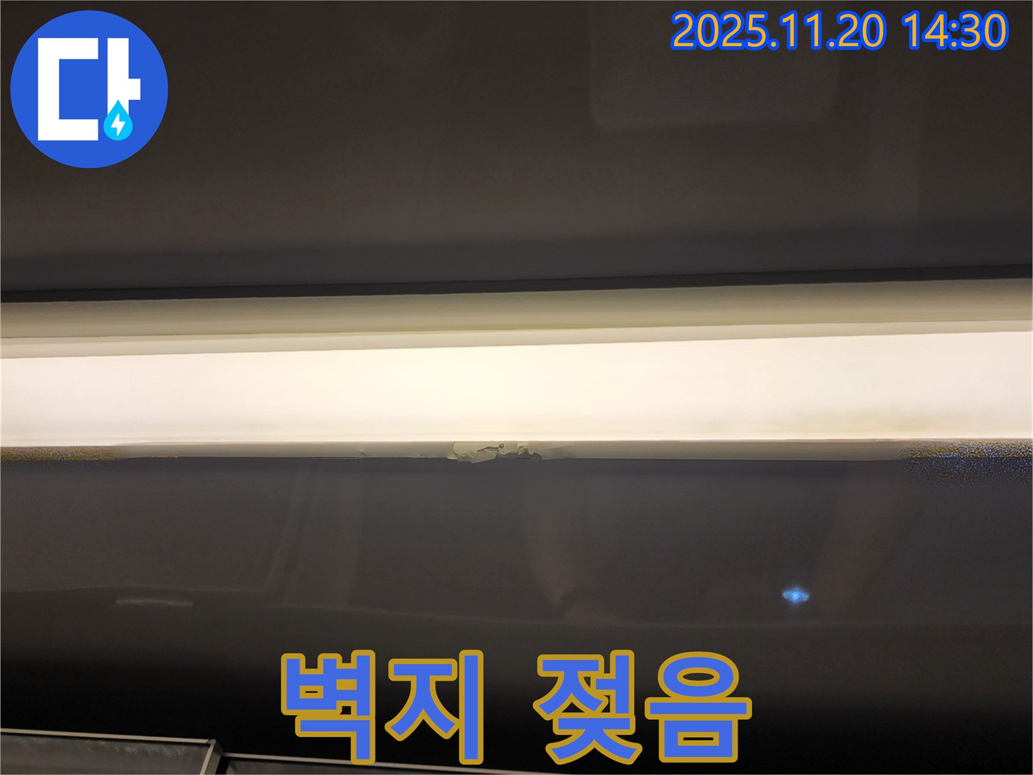 창문 주변 벽지 젖음 - 누수 가능성 긴급 진단