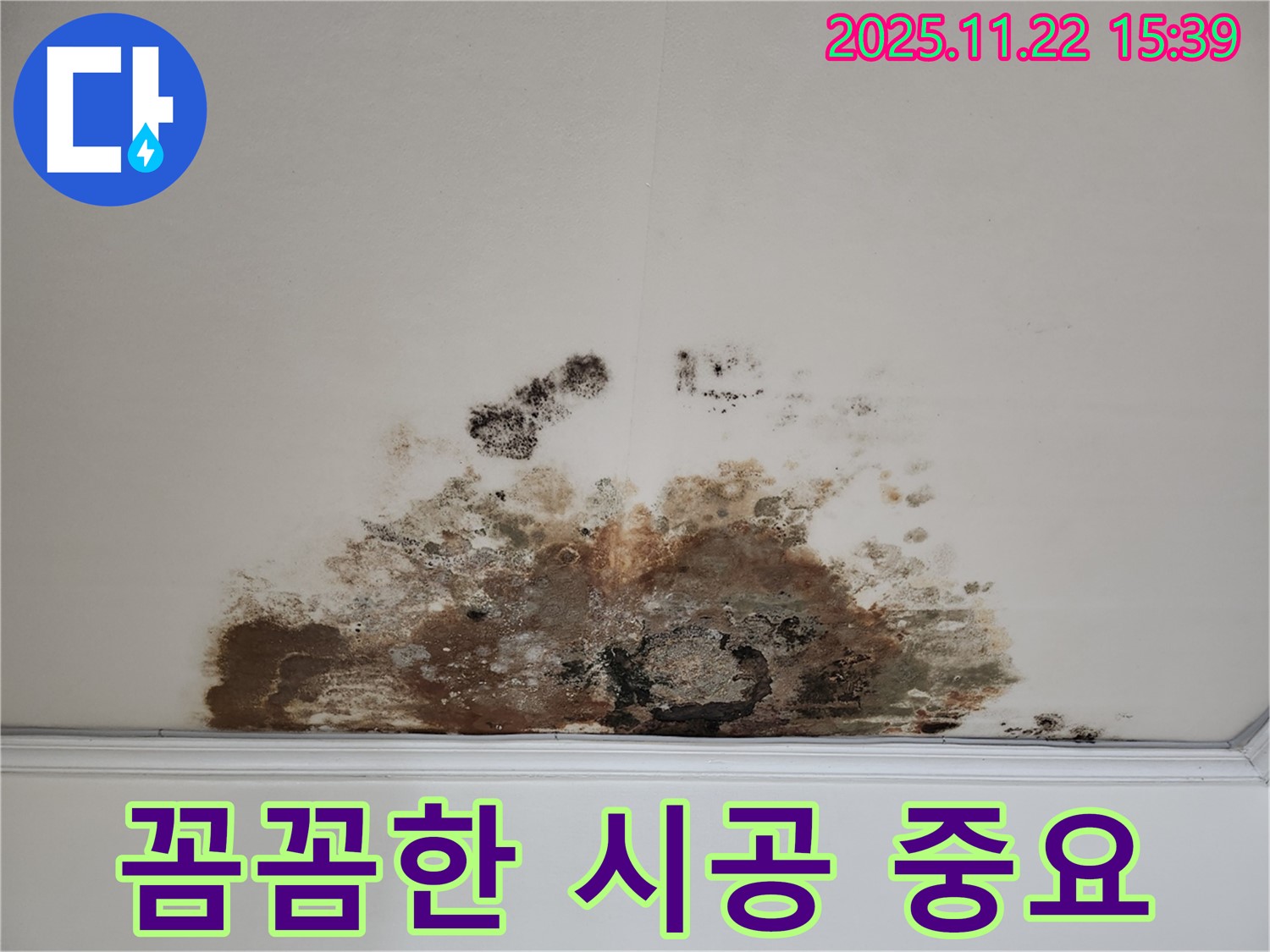 용강동 아파트 천장 - 꼼꼼한 시공으로 완벽 해결