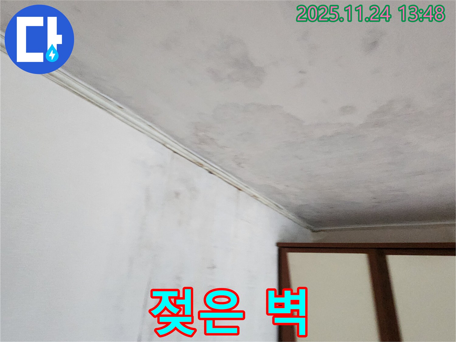 젖은 벽 - 누수 진행 중 - 빠른 점검과 보수